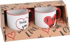 Sada hrnčekov I love you 2 × 200 ml