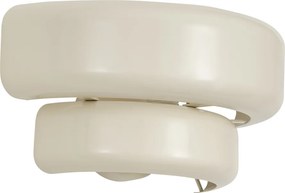 Retro nástenná lampa béžová - Ophelia