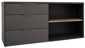 Komoda, antracit/dub cremona, ADAPO ADP05