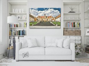 Gario Diamantové maľovanie Zámok Valtice Rozmery: 80 x 60 cm, Rámovanie: S vnútorným rámom, Diamanty: Štvorcové