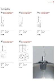 Redo 01-2079 - Luster na lanku BOWL 5xE27/42W/230V dymová