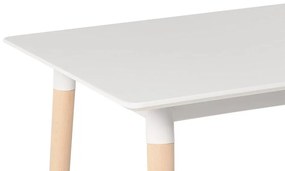 Jedálenský stôl Mirza (biela). Vlastná spoľahlivá doprava až k Vám domov. 1081430