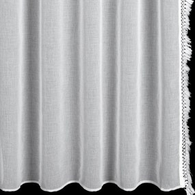 ZÁCLONA NA PÁSKE KIRA3, SADA 2KS 140X270 CM BIELA