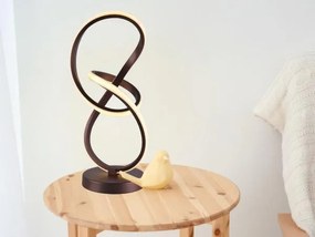 Moderné svietidlo do spálne NEDES stolová lampa 28W JT1302/BR