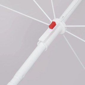 Plážový slunečník Cyprusa 200 cm červený