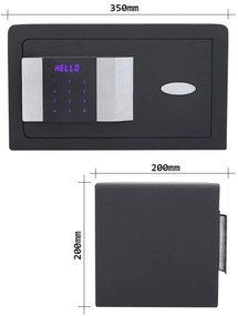 Nábytkový elektronický sejf PRESTIGE 200