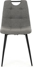 Jedálenská stolička sivá DCL-V2017 GREY2