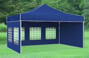 Nožnicový stan POLOPROFI PLUS 3x4,5 m modrý
