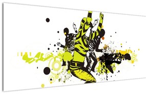 Obraz - Street dance (120x50 cm)