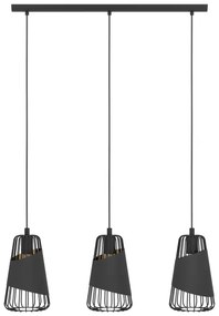 Eglo 49448 - Luster na lanku AUSTELL 3xE27/60W/230V