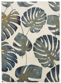 Koberec Emily 2918A Monstera lístie krémový