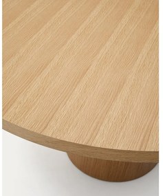 Okrúhly jedálenský stôl v dekore duba ø 150 cm Nealy – Kave Home