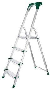 Parkside®  Hliníkový rebrík, 4-stupňový  (100384250)