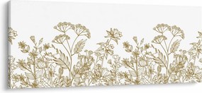 Obraz - Lúčne kvety (120x50 cm)