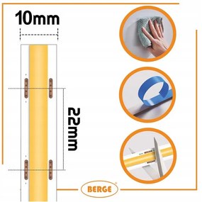 BERGE LED pásik COB Neon 12V - 528D - 15W/m - IP20 - 1650lm - 5m - studená farba