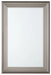 Nástenné zrkadlo 61 x 91 cm strieborné CHATAIN Beliani