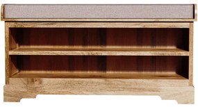 Botník Guru 120x60x40 z masívu mango Mango natural