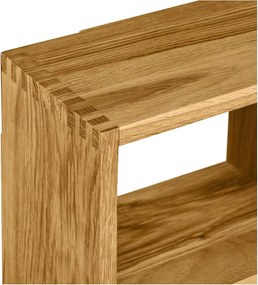 Poschodová polica z dubového dreva v prírodnej farbe 15 cm Townsville – House Nordic