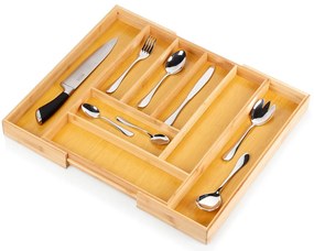 Organizér do šuplíku, příborník nastavitelná šířka 35,5 - 54,5 x 45,5 cm