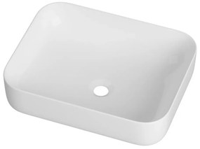 Gamma Pero, umývadlo na dosku 510x400x135 mm, biela lesklá, GMA-UC-PERO