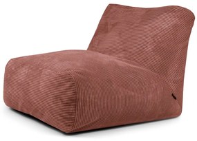 Menčestrový sedací vak v tehlovej farbe Tube 100 – SLOWDOWN