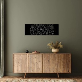 Obraz - Príroda (s hodinami) (90x30 cm)