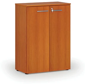 Kancelárska skriňa s dverami PRIMO WOOD, 1087 x 800 x 420 mm, čerešňa