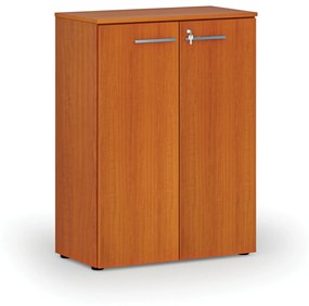 Kancelárska skriňa s dverami PRIMO WOOD, 1087 x 800 x 420 mm, čerešňa
