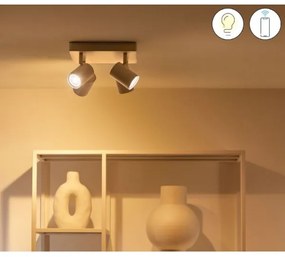 WiZ - LED RGBW Stmievateľné bodové svietidlo IMAGEO 4xGU10/4,9W/230V biela Wi-Fi