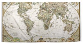 Sablio Uterák Mapa sveta - 50x100 cm