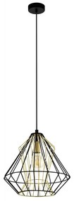 Eglo 43118 - Luster na lanku DREADFORT 1xE27/60W/230V