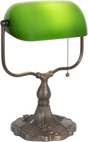 Zelená bankový lampa tiffany Velves - 27 * 20 * 36 cm 1x E27 / max 60W