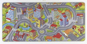 Koberec Play Smart City sivý