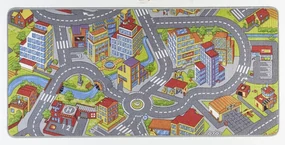 Koberec Play Smart City sivý