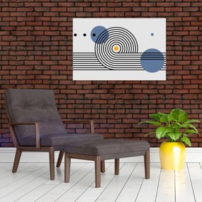 Obraz - Minimalistická abstrakcia N⁰1 (90x60 cm)
