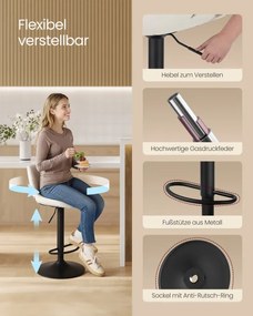 Set dvoch barových stoličiek LJB161WD01 (2ks)