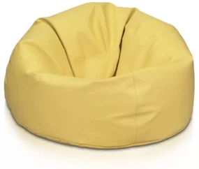 Sedací vak Sakwa L z ekokože – pohodlný, ľahko čistiteľný, elegantný vak pre deti aj dospelých Farba: E01 - Biela