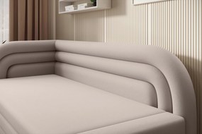 Béžová 3-miestna pohovka FABILLO, rozkladacia Varianta: Ľavý roh