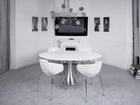 Grande Possibilita jedálenský stôl 180x100 cm biely/chróm