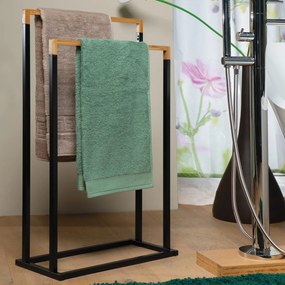 Spirella Stojan na 2 uteráky Chic 45 x 22 x 85 cm, čierna