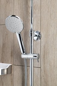 Aqualine Aqualine, LIGA sprchový stĺp s termostatickou batériou, chróm, SL533