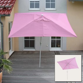 Slnečník N23 2x3m polyester/hliník - lila