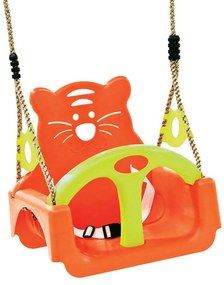 Sedadlo hojdačka 3v1 oranžové