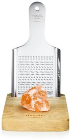 Rivsalt Kuchynská darčeková súprava veľké strúhadlo s doštičkou na krájanie, kryštálová soľ Hymalaian 80g, RIV005