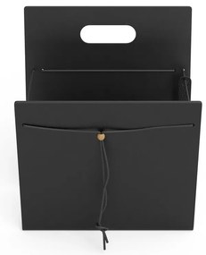 Kovový/z eko kože stojan na časopisy Bull M – LIND DNA