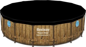 LEAN Záhradný rámový bazén okrúhly 488 x 122 cm Bestway 56725