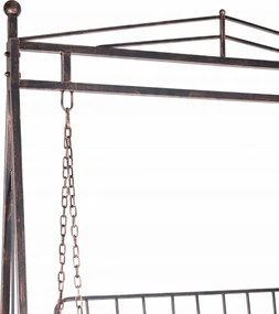 Zahradní houpačka TRES antická bronz