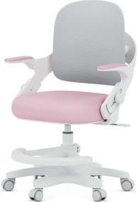 Detská otočná stolička Mark Adler Junior 4.3 ružová / sivá