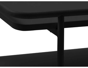 Čierny kovový konferenčný stolík 55x110 cm Yuba – Unique Furniture