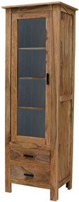 furniture-nabytek.cz - Luxusná vitrína z masívneho dreva palisander 60x180x45